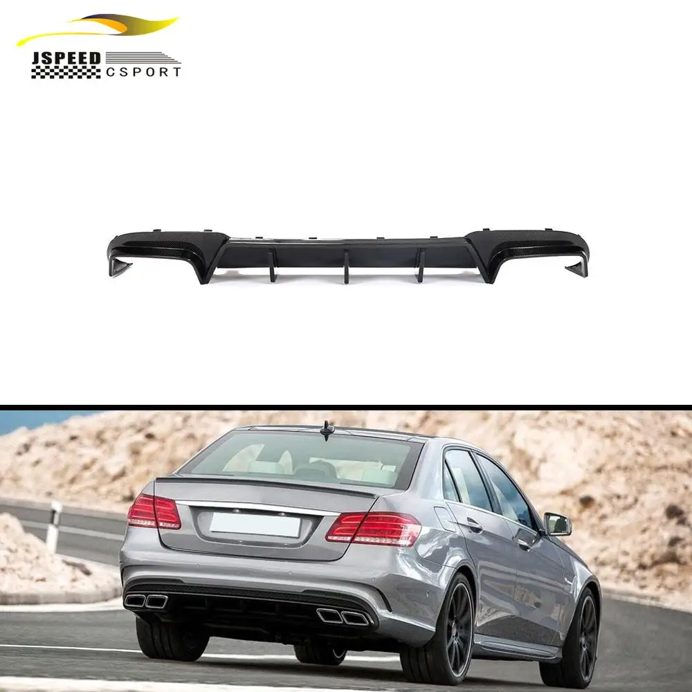 

Suitable for Carbon fiber W212 rear diffuser, used in the 4-door Mercedes-Benz E-Class E63 AMG sedan 2013-2015