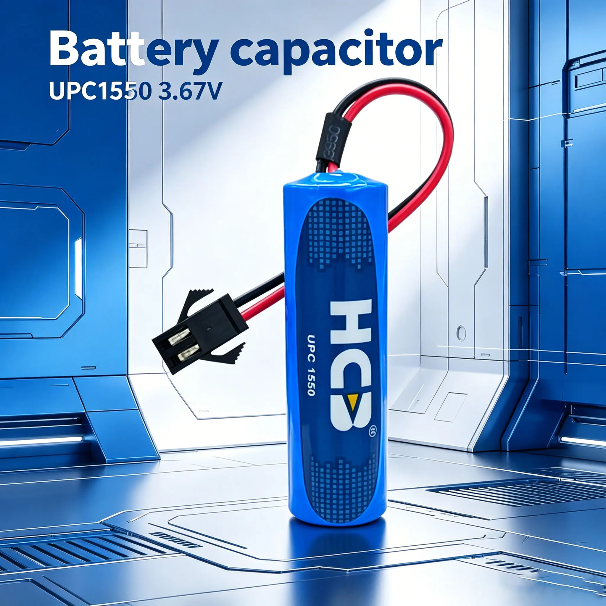 HCB UPC1550 rechargeable lithium-ion battery capacitor 3.67V intelligent water meter, gas meter, flow meter, GPS locator