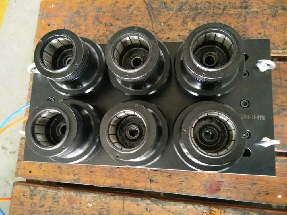 161E/163E/171E/173E/177E/185E Collet Chuck for Cylindrical Center Mount, LL Series A2-5 Push Type Though Hole Collet Chuck