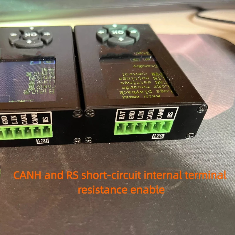 CANFD/CAN/LIN Logger Offline logger/Offline operation /PWM output PWM capture LCD display