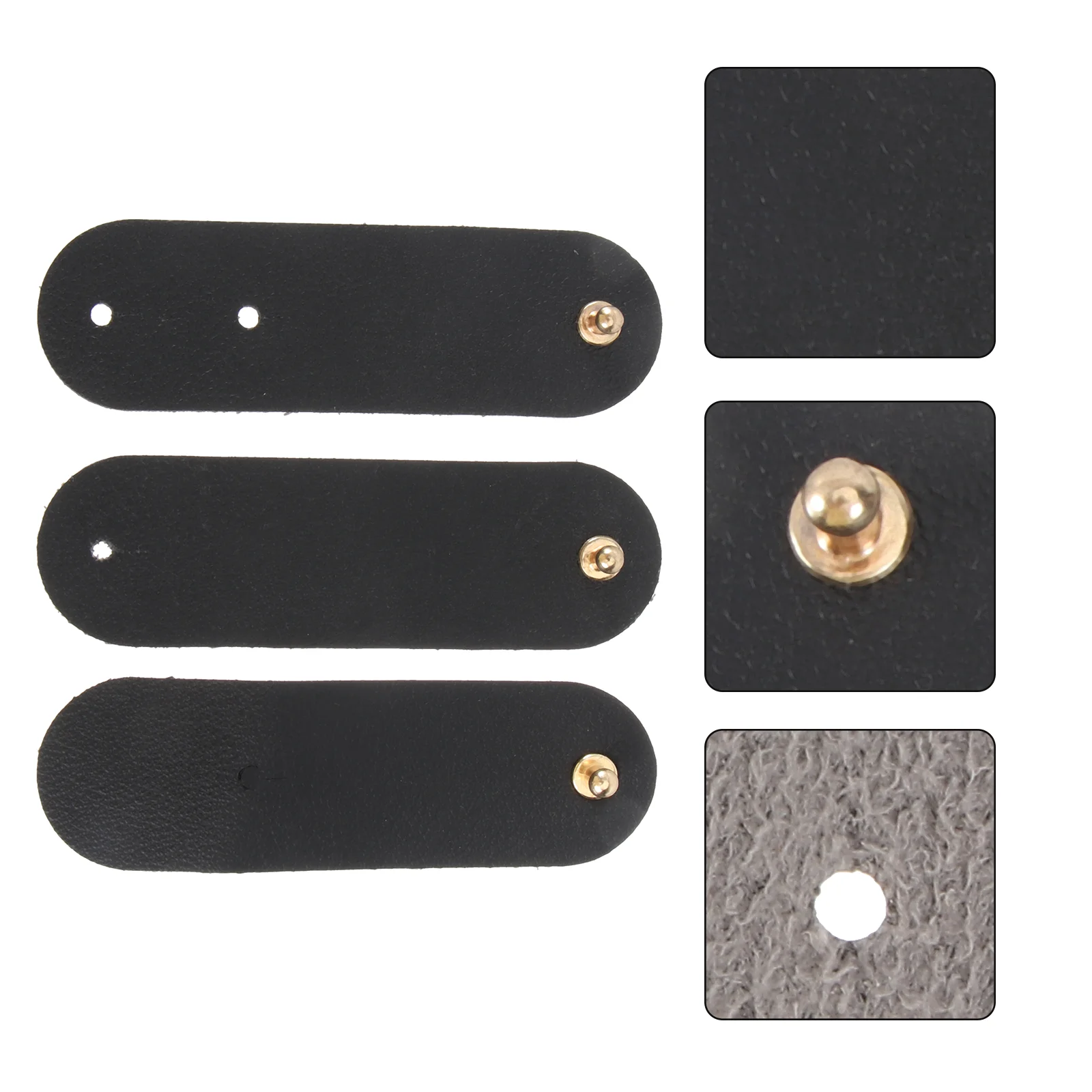 

3 Pcs Data Cable Tier Organizer Cables Desk and Chargers Protector for Wire Holder Cord Black Winder Earplugs Clips