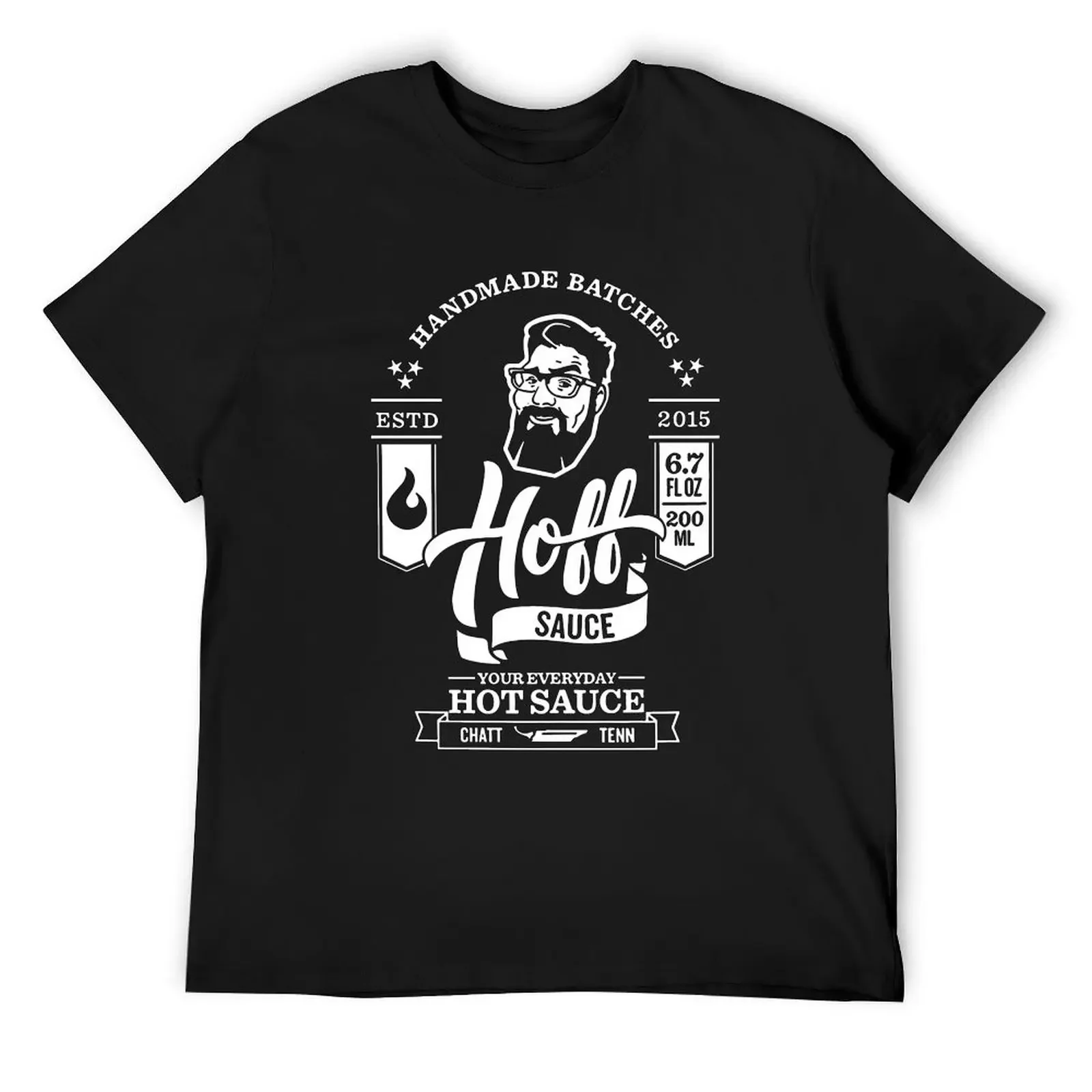 Hoff Sauce - Your Everyday Hot Sauce T-Shirt boys animal print vintage t shirts anime figures blue archive mens graphic t-shirts