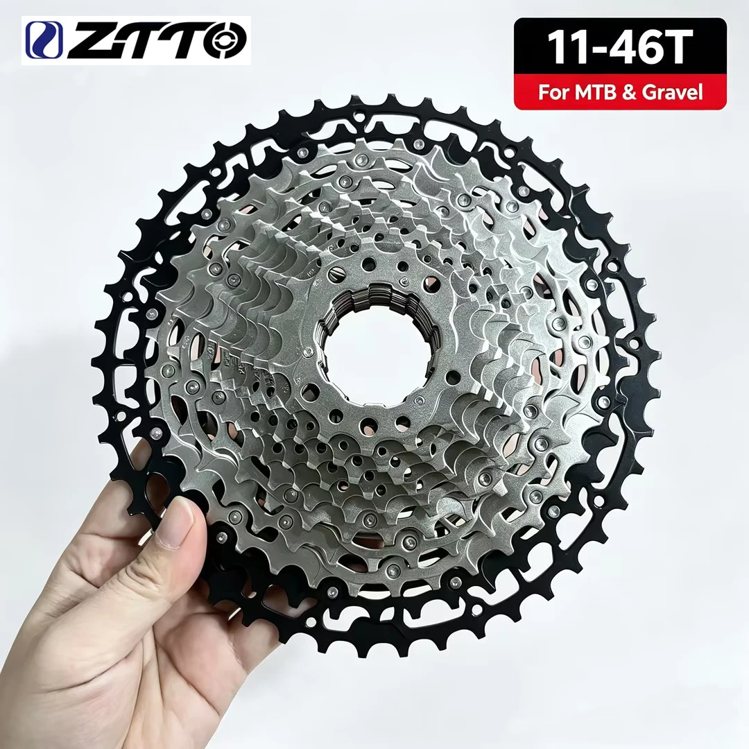 ZTTO SL 13-Gang-Kassette, komplett aus Stahl, MTB 10/11/12-Gang HG Freilauf 13S 11-46T HGR Gravel-Bike-Kettenblatt für n x g x M8100 – Detail 1