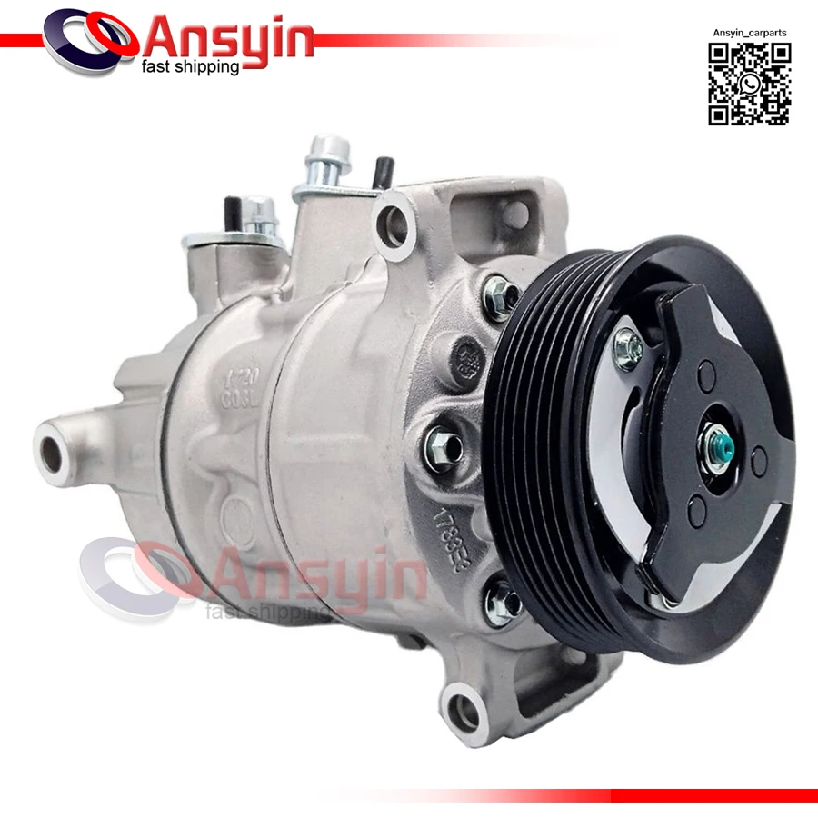 AC Compressor PXE16 for Volkswagen CC TOURAN 1T3 NOVO FUSCA 5C1 1.6 TDI SHARAN 7N1 7N2 2.0 TDI 1K0820859F 1K0820859QX 1K0820808B