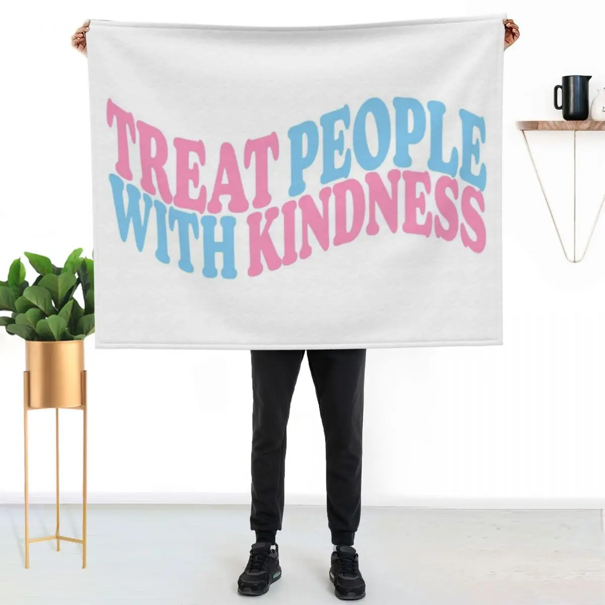 

Funky TPWK Throw Blanket Cozy Throw Blanket Birthday Gift for Him Her