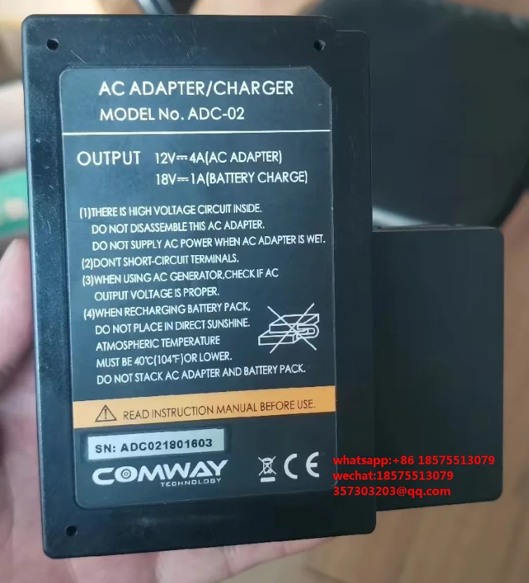 For COMWAY ADC-02 AC Adapter/Charger Welding Machine Battery Adapter C6 C8 C9 C10 C6S C8 C9S C10 ADC-02 1 Piece