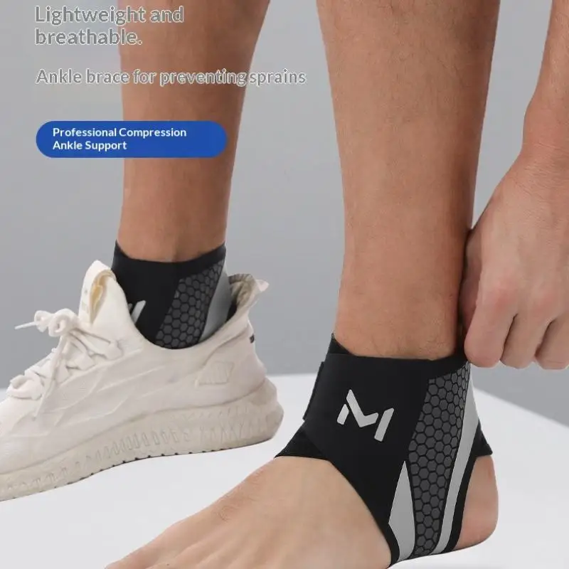 New  New 1Pc Ultra-thin Ankle Brace Strap Compression Stabilizes Tendons Motion Ankle Fixation Brace Prevents Ankle Sprains
