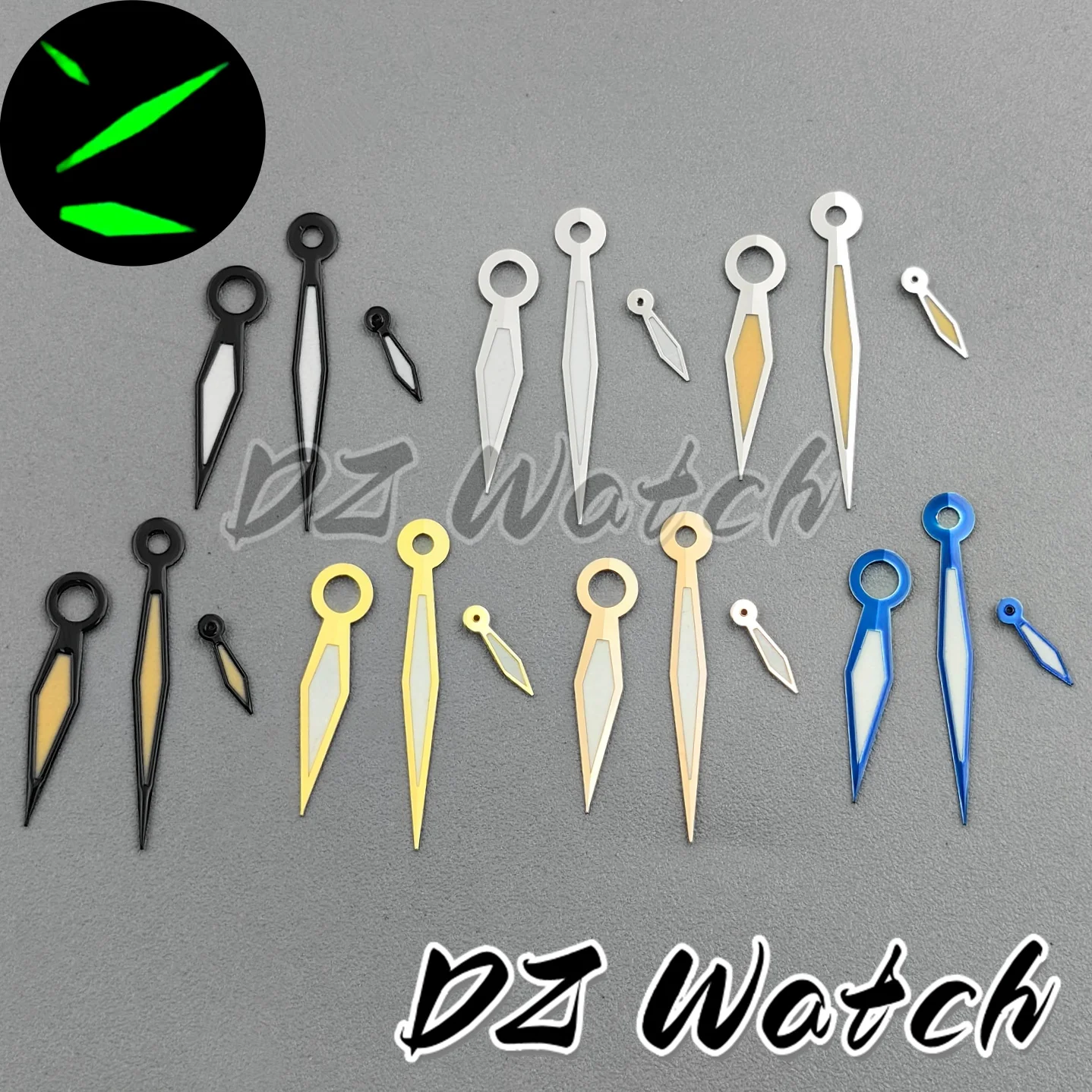 ETA 6497 Leuchtende Uhrzeiger Silber/Blau/Gold/Roségold/Schwarz Passend für ETA 6497 6498 ST3600 3620 Uhrwerk Uhrzeiger Zubehör Teil