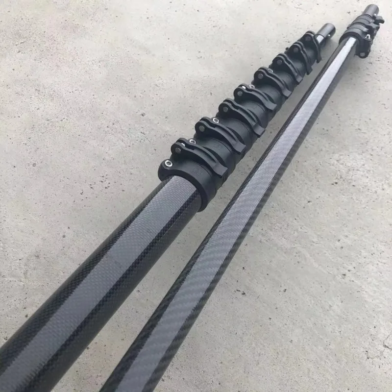 

Custom-made 50ft 100% Carbon Fiber / Glass Fiber Telescopic Water Fed Windows Cleaning Pole