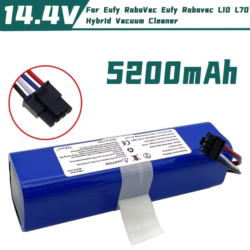 

Replacement Batteries for Qihoo 360 S9 Eufy Robovac L70 Robotic Vacuum Cleaner Spare Parts 14.4V 9800mAh 18650 Battery Pack