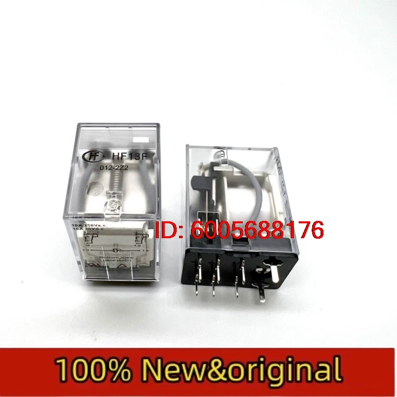 10PCS HF13F-012-2Z2 Hongfa Relay JQX-13F-012-2Z2 Welding Pin 2 Group Conversion 8-Pin 10A Original & Brand New