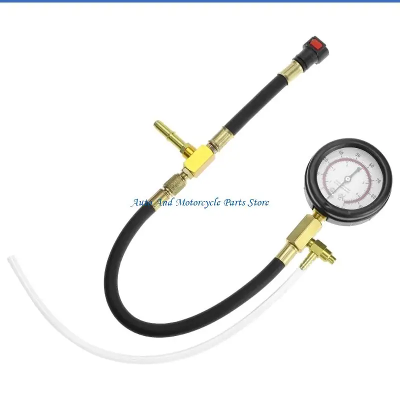 P9FD Multipurpose Motorcycle System Gas Pressure Meter For Detecting Leaks And Blockages Automotive Troubleshoo