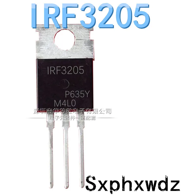 10PCS IRF3205 IRF1404 IRF1405 IRF1407 IRF2804 IRF2805 IRF2807 IRF1010E TO-220  new original MOS FET N-channe