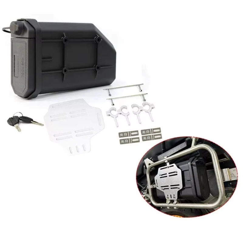 

Side Tool Box Modification Luggage Rack Side Tool Box for CRF1000L Motorcycle Toolbox Decorative Accessory