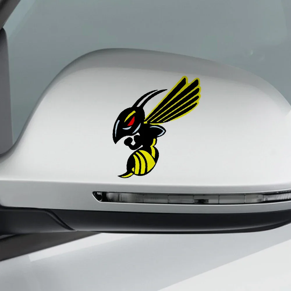 2PCS Hornet Wasp Sticker Car Truck Motorcycle Helmet Window Creative Vinyl Decals Waterproof Decal Accessories For Honda Bees