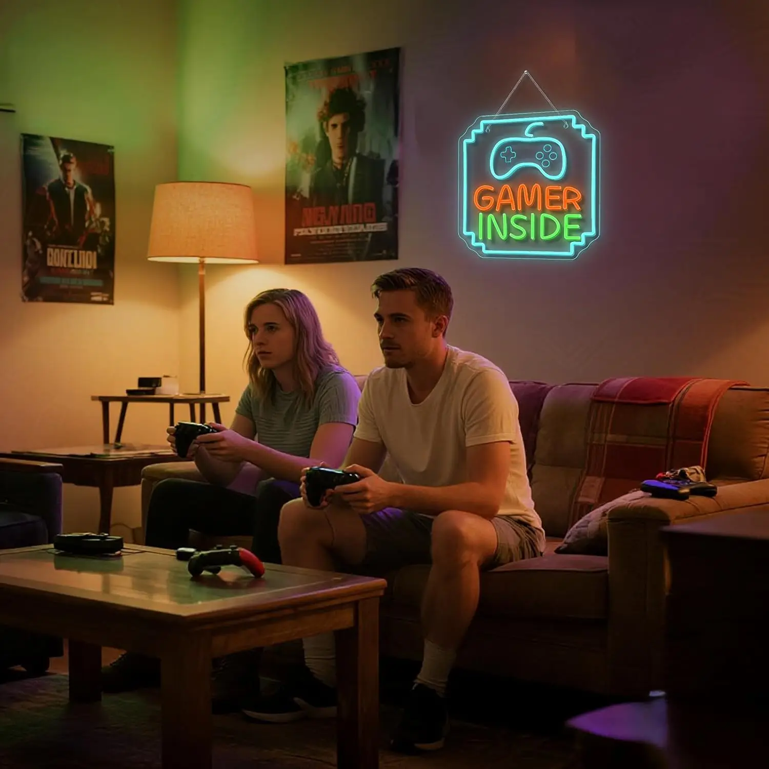 Game Controller Neon Sign USB Dimmable LED Light for Bar Gaming Room Bedroom Decoration neon personnalisé Gift Night Light