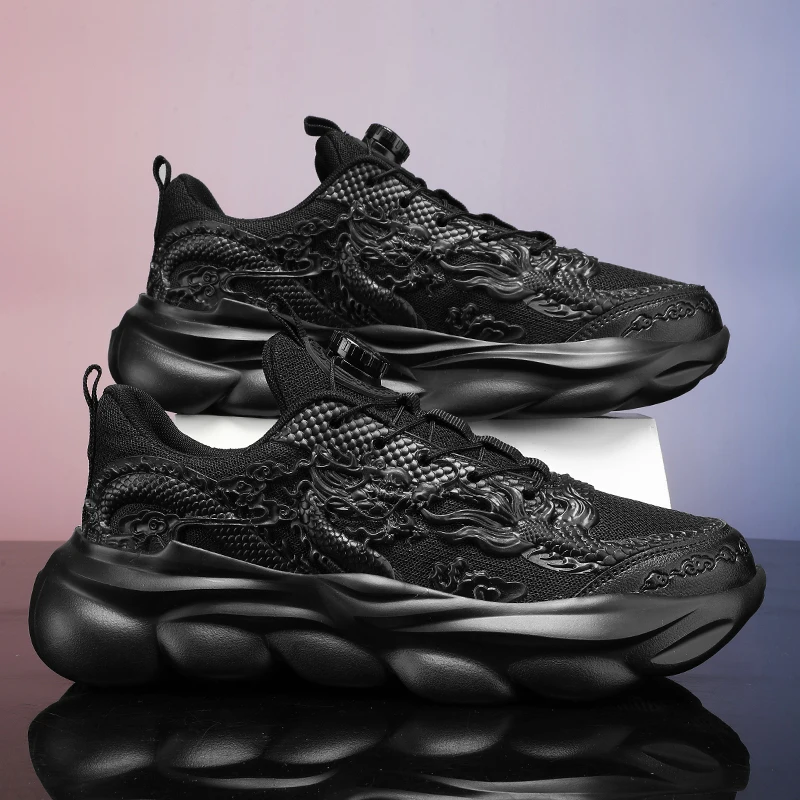 حذاء كاجوال بتصميم تدريب برباط للرجال | نعل مقاوم للاهتراء لجميع المواسم | أحذية رياضية على الطراز الحديث، أحذية جري بتصميم أصلي، مناسبة لجميع المواسم #4