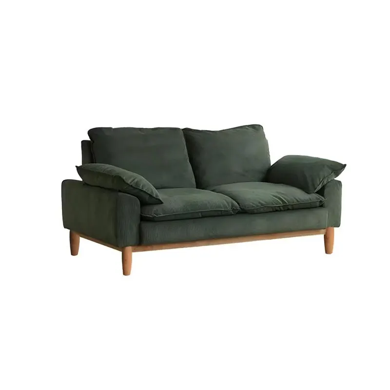 

Lazy sofa single living room solid wood frame