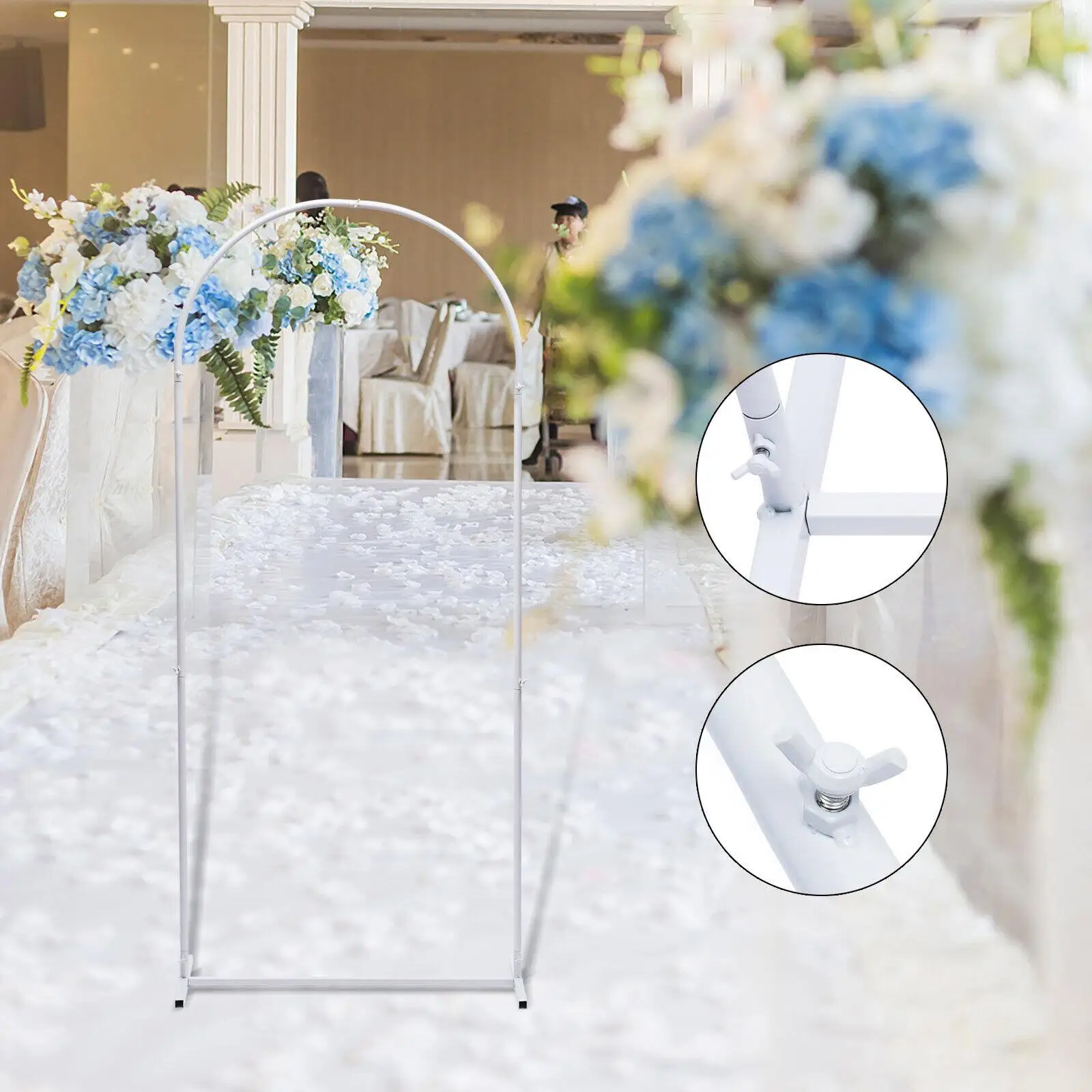 

Metal Wedding Arch Background Stand Flower Balloon Display Frame Party Decor Wedding Arch Rack Background Decor