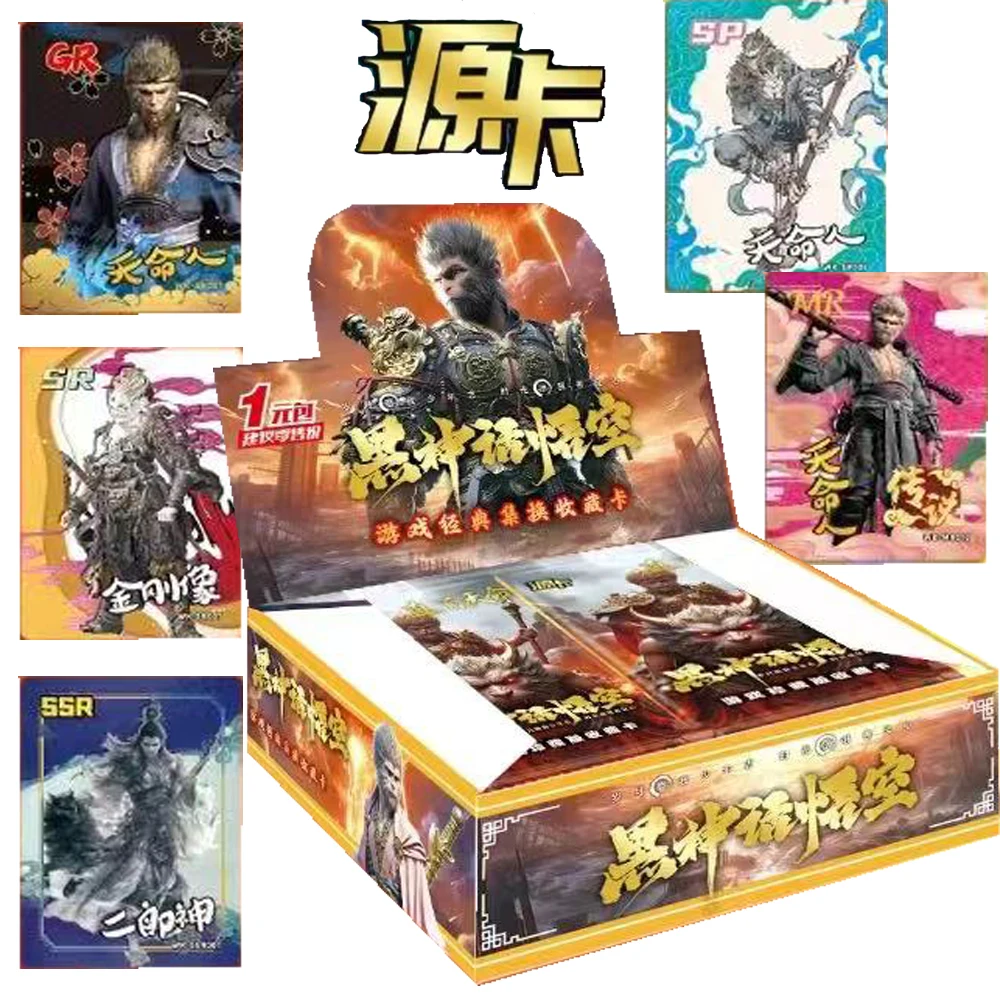 Genuine Black Myth Wukong Cards Collection for Children Role-playing Games Exquisite Eastern Magic Cards Hobbies Birthday Gifts