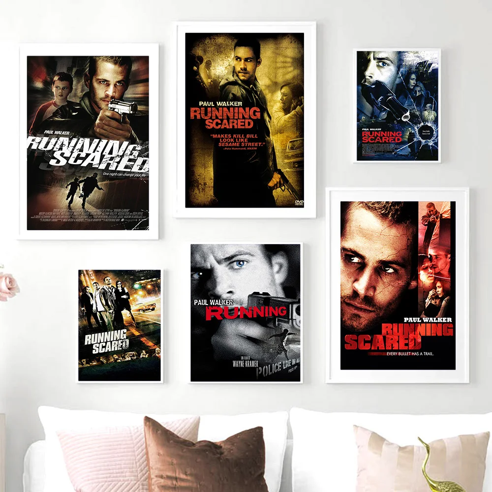 

Running Scared Action Thriller Film Poster Wall Picture Movie Art Print Canvas Painting Modern Bedroom Decor