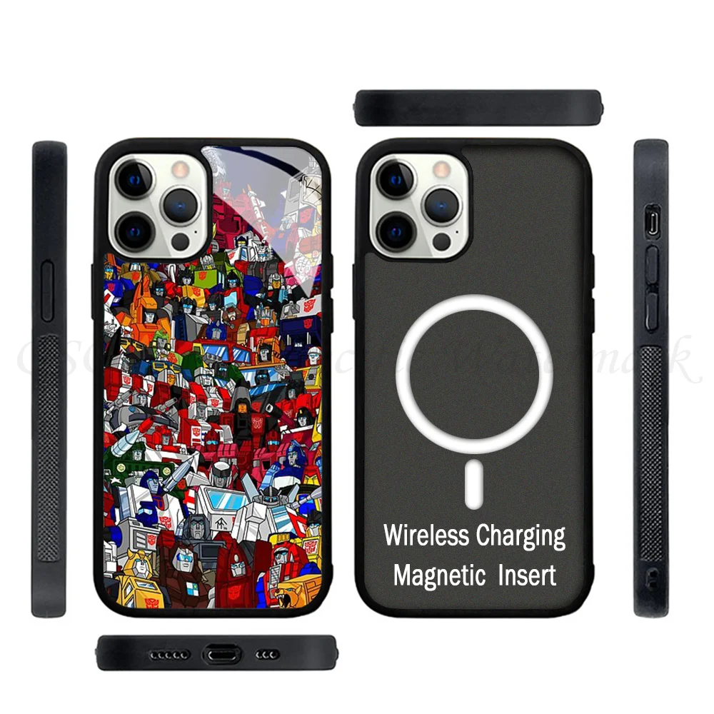 G1 T-Transformers A-Autobots Phone Case Strong Magnetic For IPhone 15 14 13 Pro Max 11 12 Mini Alex Mirror For Magsafe