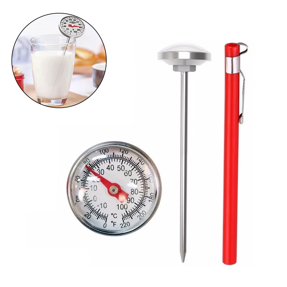 Meat Thermometer for Cooking, Food, Kitchen, BBQ, Probe, Water, Liquid, Oven, Clip-On, Temperature Sensor, Meter Thermocouple