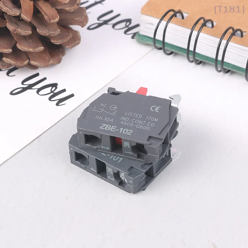 

Высокопрочная огнестойкая контактная база XB4-XB5 101-102: один нормально открытый контакт, один нормально закрытый контакт.