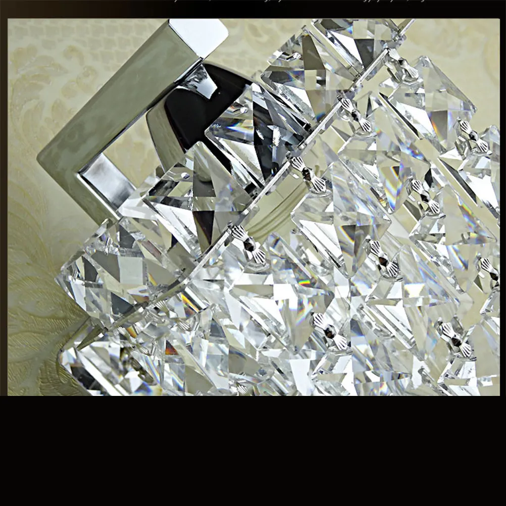 Crystal Wall Lamp Modern Elegant Sconce Light for Living Room Bedroom Balcony Hallway Staircase Decorative Fashion Wall Light