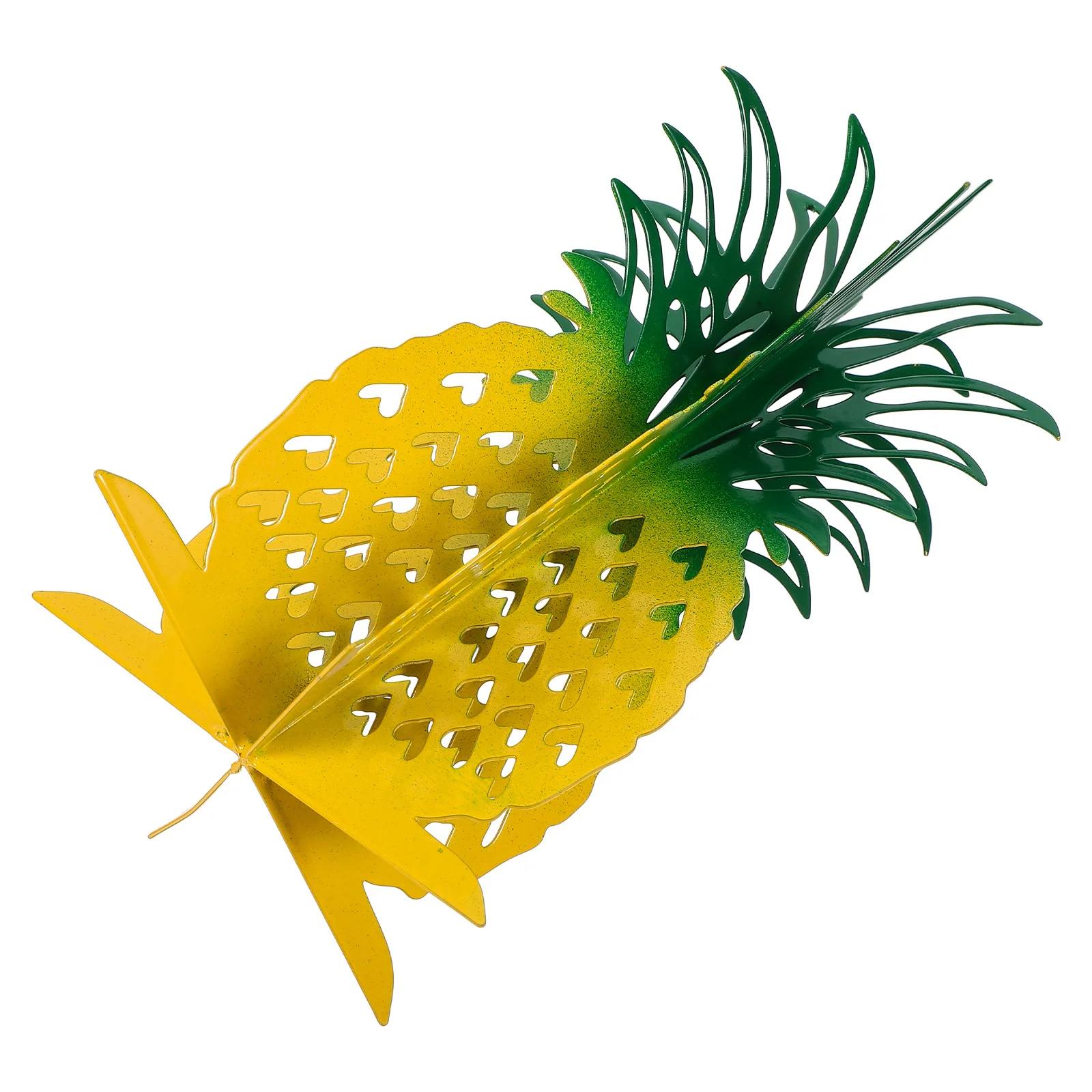 

Decorative Pineapple Adornment Iron Home Ornament Compact Size Space Saving Exquisite Simple Appearance Coffee Shop Desk Decor
