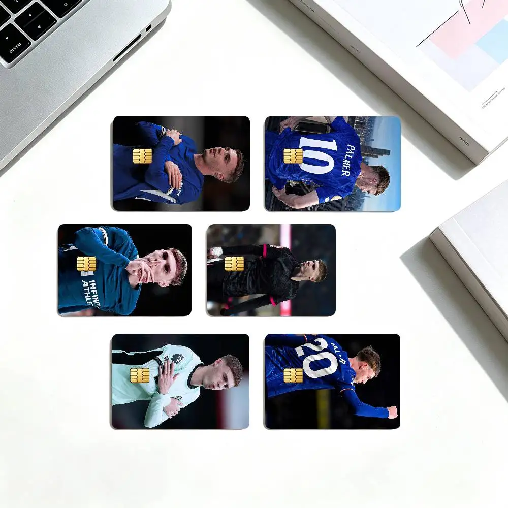 C-Cole P-Palmer F-Football-Star Credit Card HD Stickers Game Card Decal Small Chip Waterproof Sticker Gift
