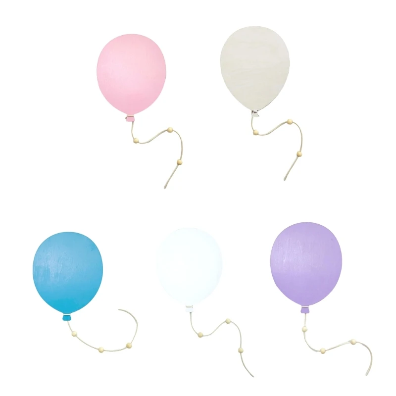 

Birthday Party Balloon Photograph Props Playful Wooden Balloon Wall Decoration 40JC