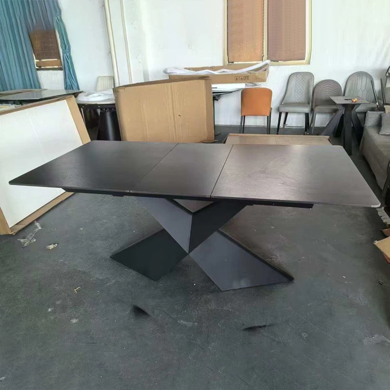 

Nordic Modern Design Square Rectangle Expandable Marble Dining Table Sets 8 Seater 10 Chairs Dining Room Sets Furniture