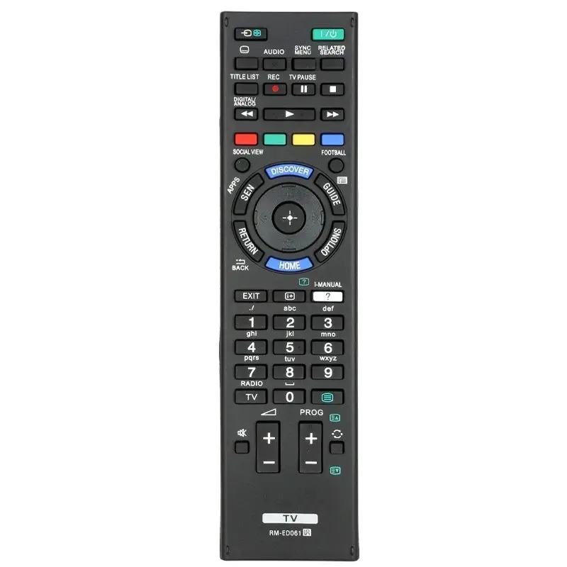 

For RM-ED061 Sony-TV-Remote-Control-Replacement, For Sony TV KD-49X8505B KD-55X8505B KD-55X9005B KD-65X8505B KD-65X9005B