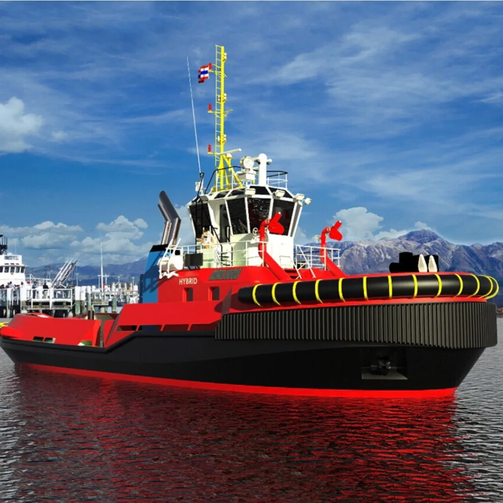 

1/25 Радиоуправляемая лодка 80 см Damen ASD2810 Буксир с дистанционным управлением может быть оснащен сверхвысоким двигателем Модель радиоуправляемой лодки Комплект игрушки для взрослых