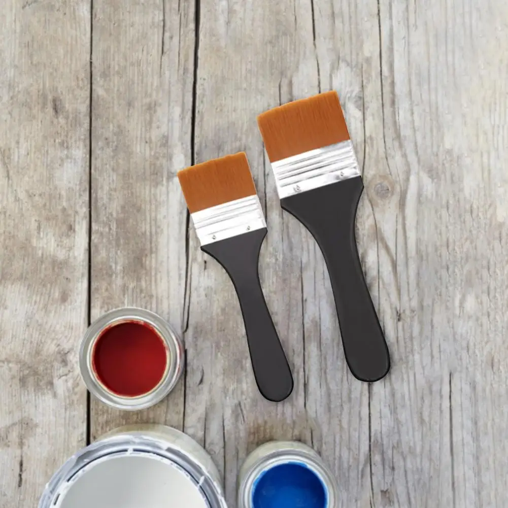 Pincel de dibujo conveniente suave para escribir acuarela pincel de pintura cómodo agarre pincel de pintura de cabeza ancha