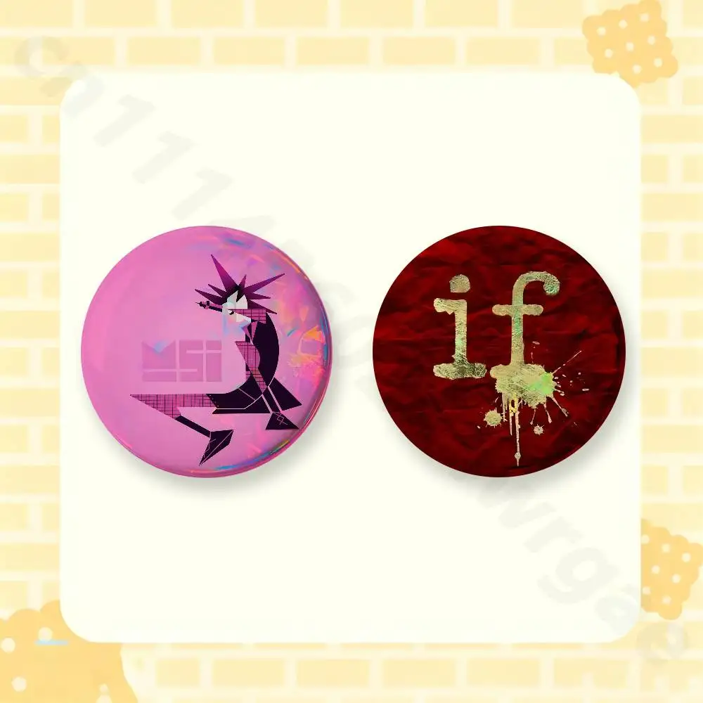 MSI M-Mindless Self Indulgence 2 Pieces Set Badge Set Fashion Brooches for Women Men Backpack Accessory Bag Badge