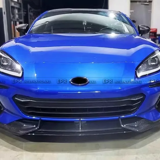 سوبارو BRZ ZD8 ألياف الكربون AD الشفاه الأمامية مجرفة الجانب تنورة ملحق الشفة الخلفية تعديل محيطي صغير