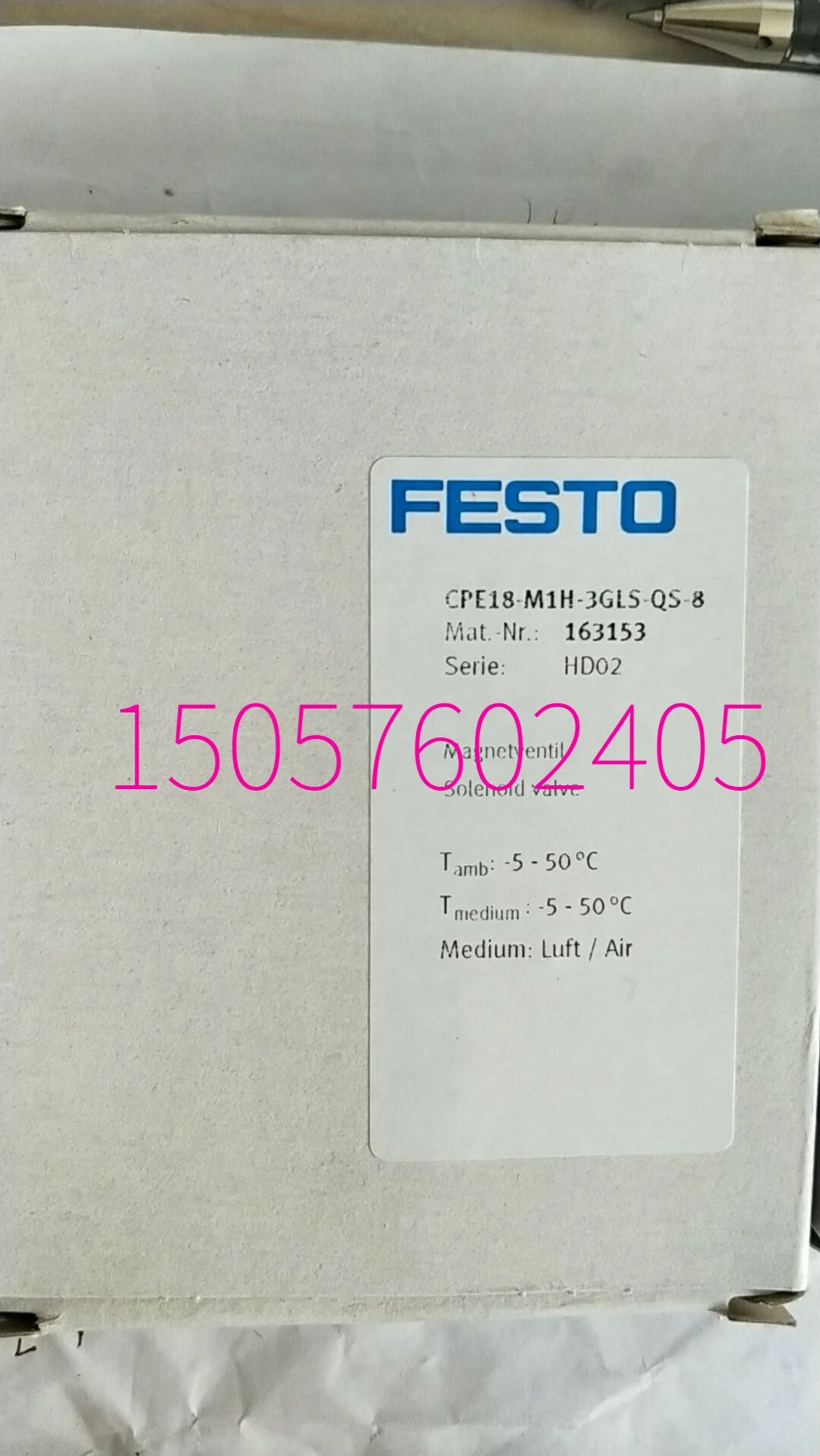 Festo FESTO Original Solenoid Valve MFH-5/3G-3/8-B 19707 In Stock