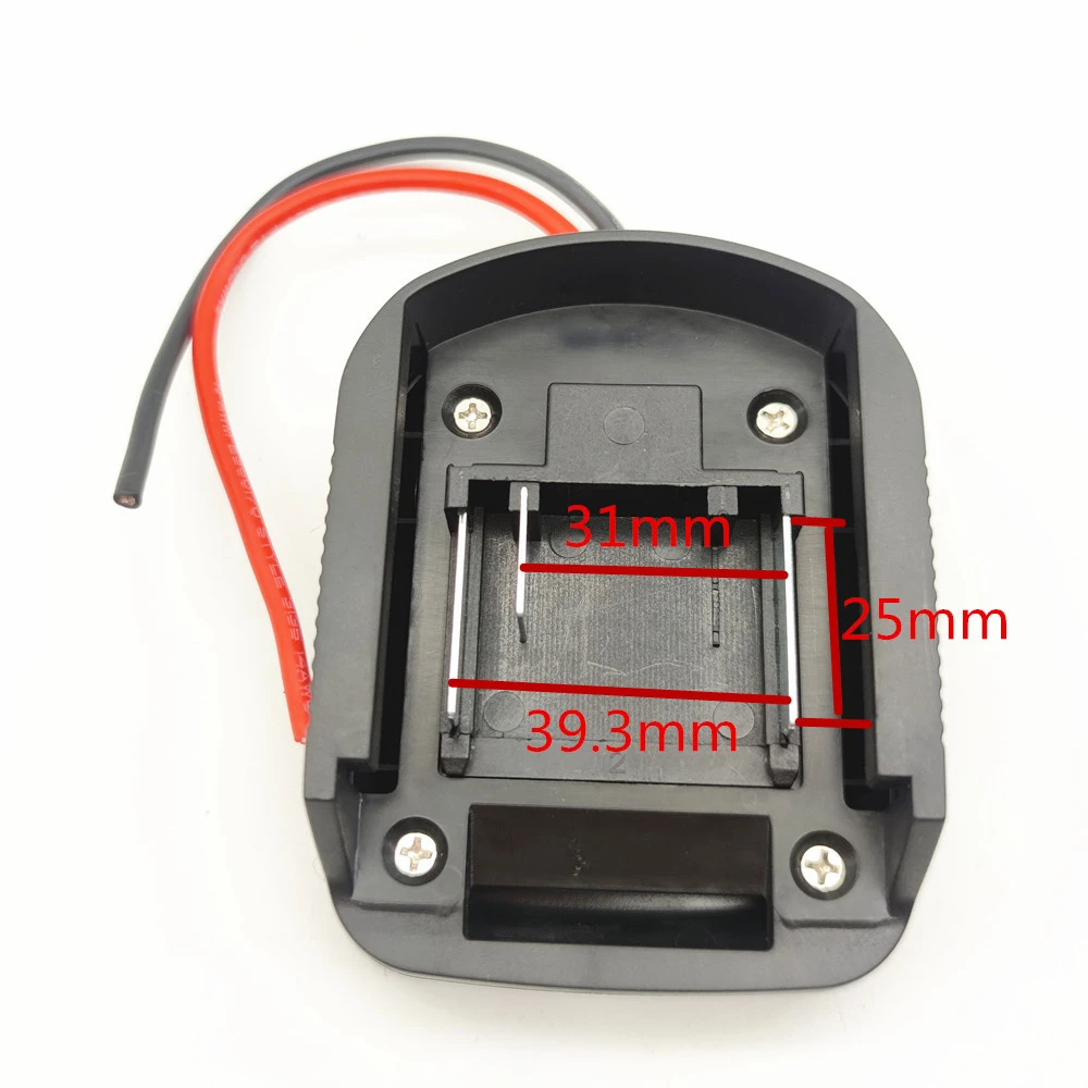 Battery Adapter For Makita 18V Li-ion DIY Battery Holder Cable Connector Output Adapter BL1830 BL1840 BL1850 For Electric Drills