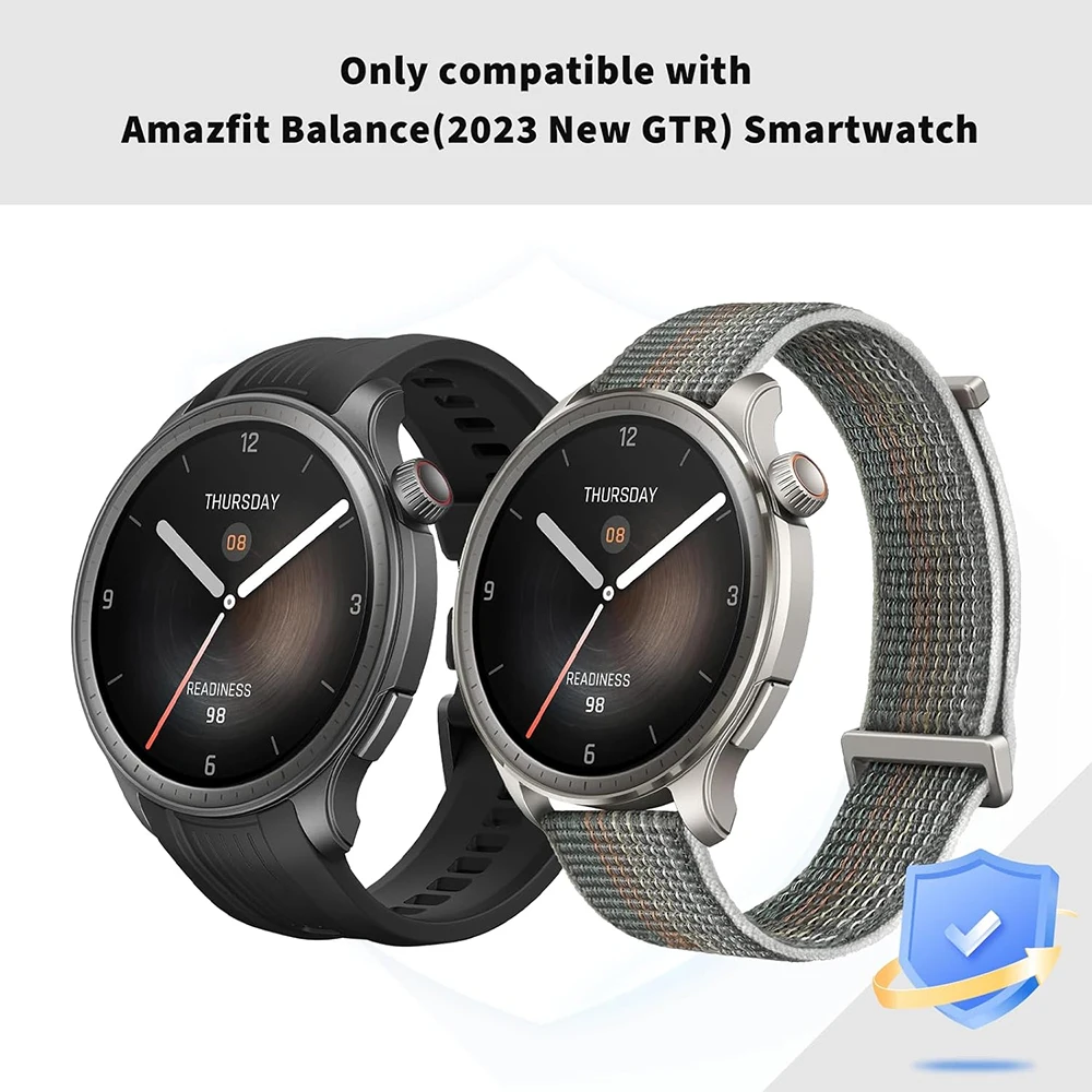 Screen Protector Case for Amazfit Balance Smartwatch, Hard PC Bumper Overall Protective HD Face Cover for Amazfit Balance