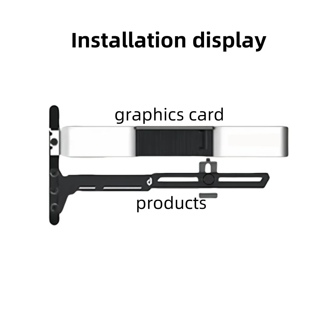 GPU Anti-Sagging Stand, Adjustable Left and Right, Suitable for Most GPUs