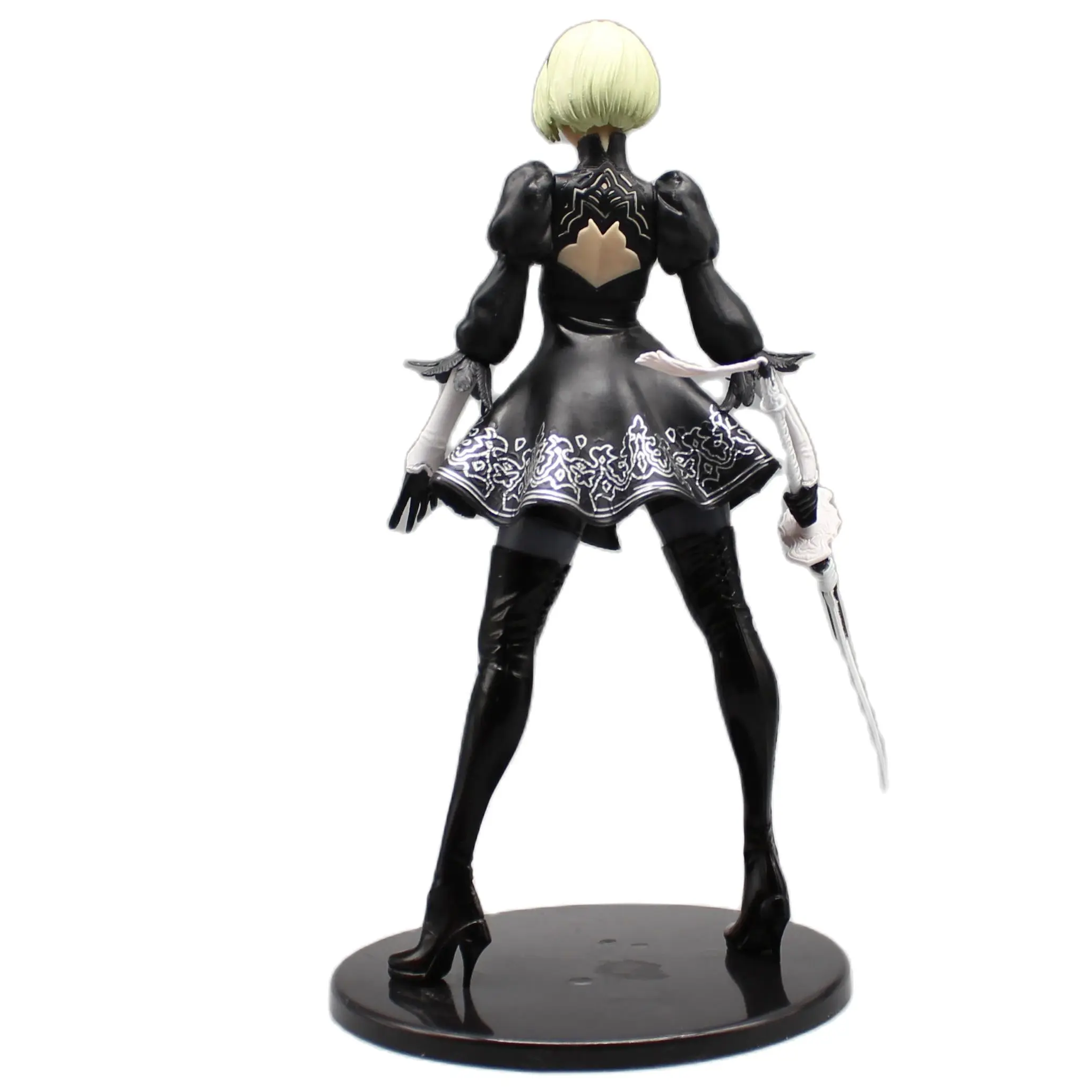 Nier: automata yorha No. 2 Type B Girl 11 "Figurine, PS4 XBOXone SWITCH เกมต่อสู้หุ่นยนต์อะนิเมะรูปแบบตุ๊กตาเครื่องประดับ