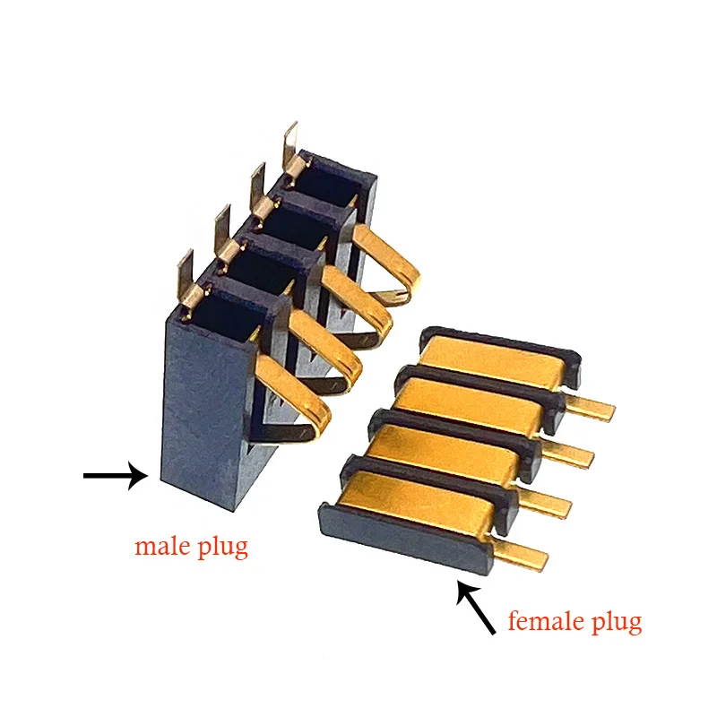 10PCS 4Pin Battery Power Discharge Connector Pitch 2.5MM Male or Female For Battery Base/Plate Replacment with a point
