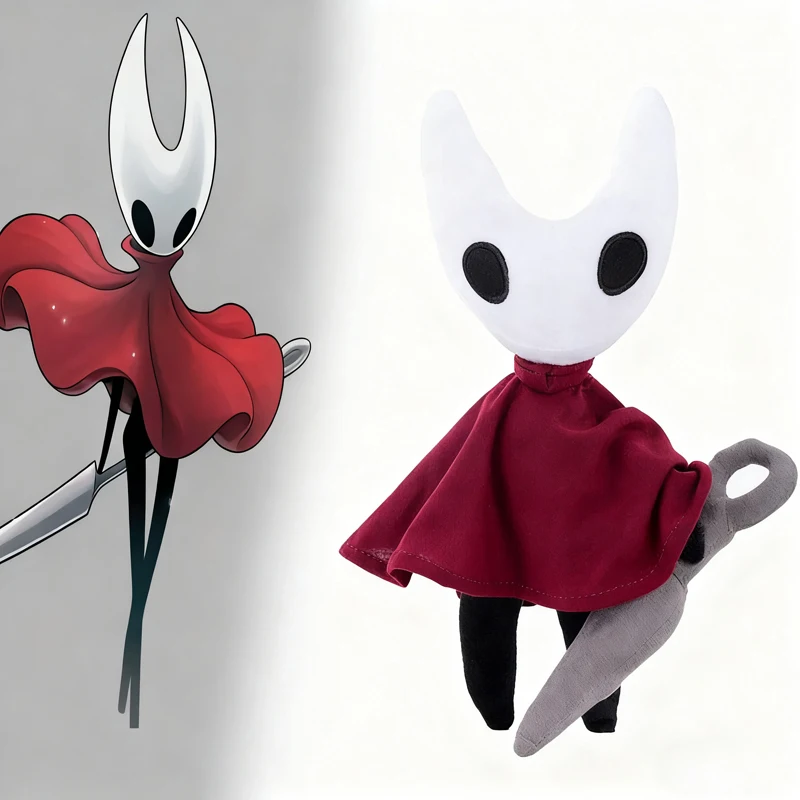Nuevo Adorable juguete de peluche de Hornet de dibujos animados, Caballero hueco, Silksong, juego de peluche, mercancía, Hornet para niños, regalo de cumpleaños y Halloween