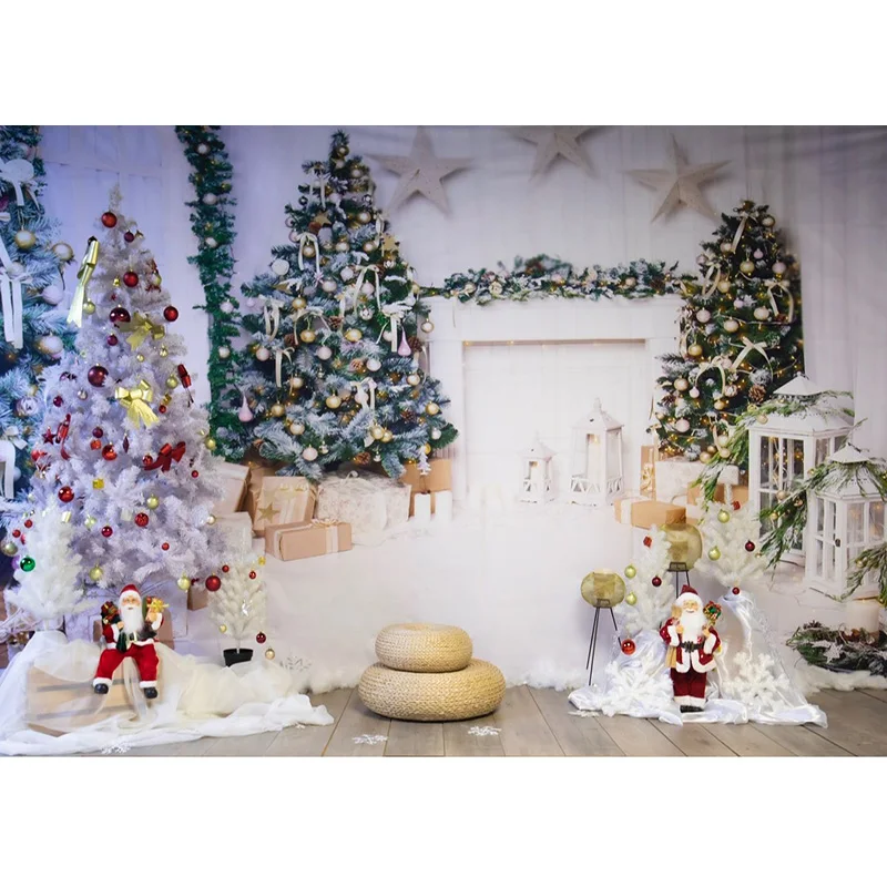 خلفيات تصوير المناظر الطبيعية على شكل لوحة زهور ، خلفية استوديو صور لأعياد الميلاد للأطفال ،