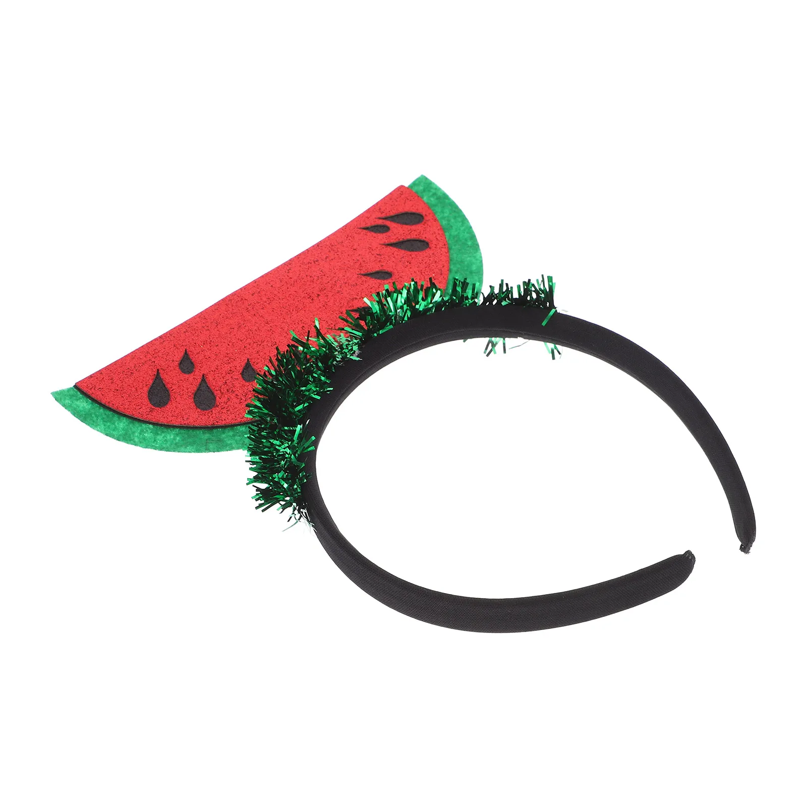 

European and American Headband Baby Watermelon Party Supplies Felt Cloth Hawaii Hairband