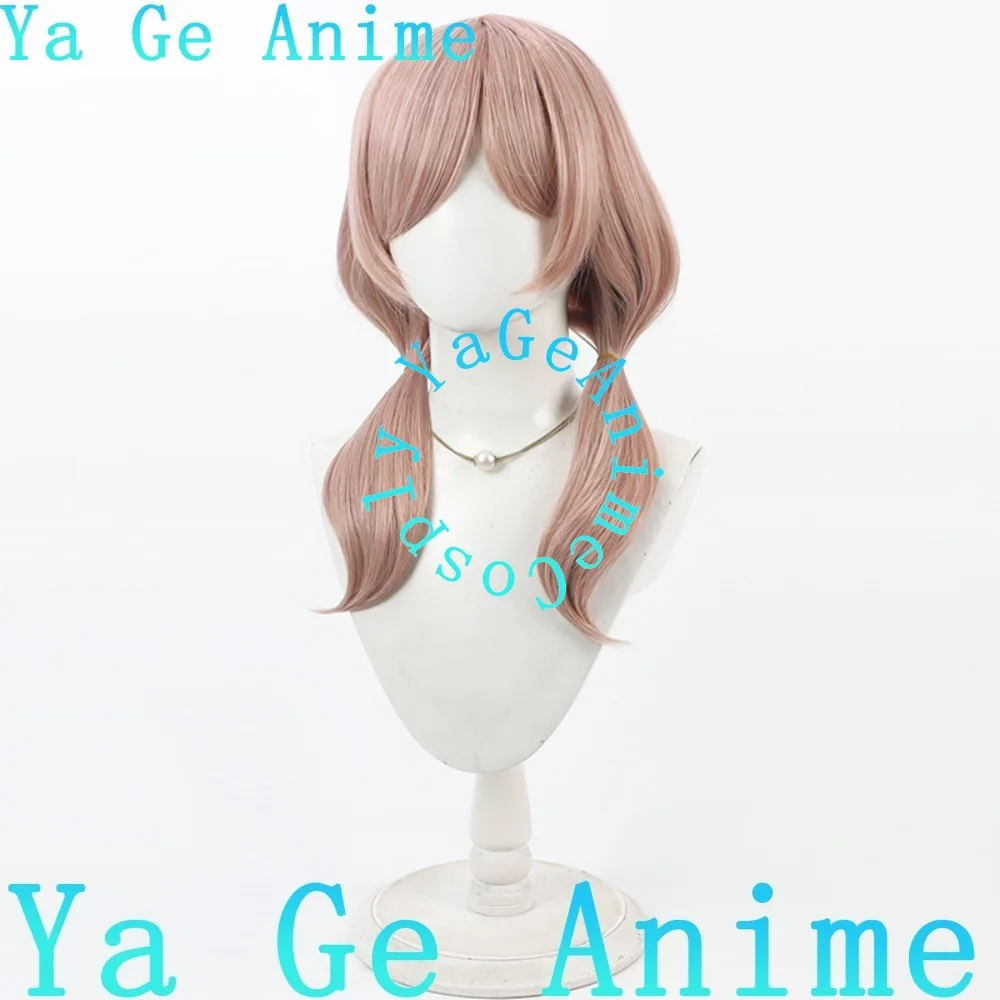 Wig Cosplay Bridget Toko Anime Ya Ge dengan Kulit Kepala Simulasi Permainan Anime Pesta Karnaval Halloween Rambut Sintetis Tahan Panas