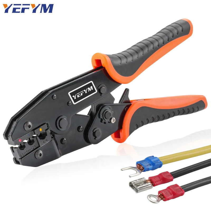 أداة العقص للمحطات المعزولة سلك AWG 20-10 (0.5-6mm2) RV/SV/FDD/MDD موصلات كماشة كهربائية بسقاطة HX-30J