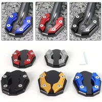 Aluminum Alloy Motorcycle Bike Kickstand Extender Foot Side Stand Extension Foot Pad Support Plate Motorbike Accessory